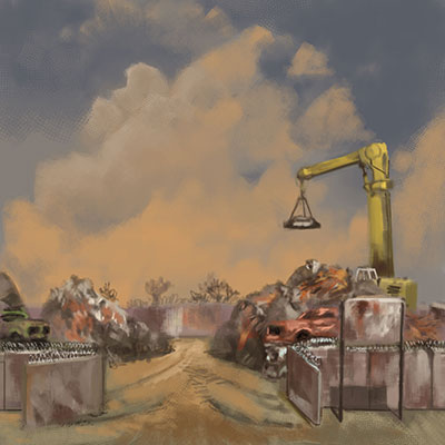 Roll With It: Modern Junkyard card illustration